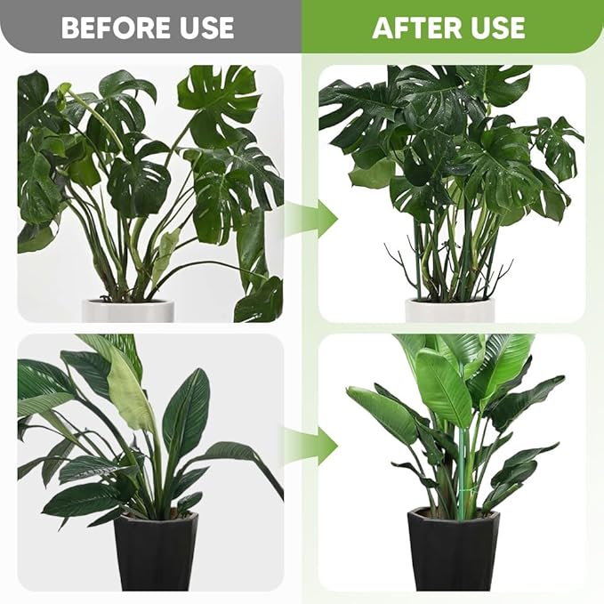 10 Pack Stackable Monstera Plant Support, Garden Plant Support Stakes for Indoor Outdoor Plants, Climbing Plant Support Structures Plant Holder Stick Moss Pole for Support Tall Potted Plants