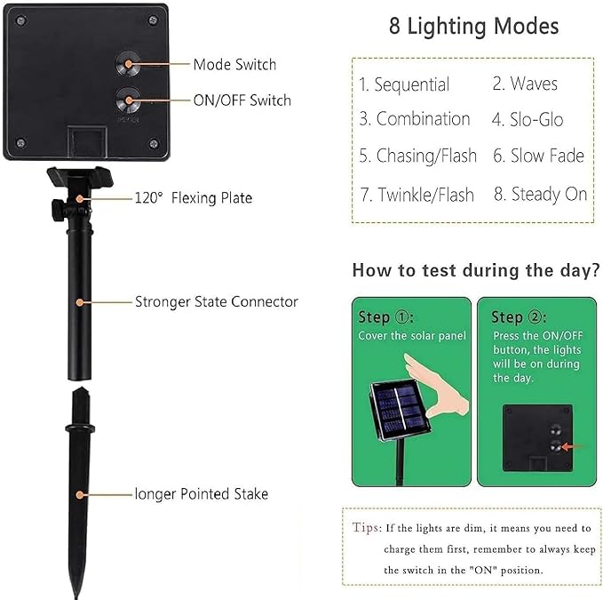 4 Pack 180FT Solar Christmas Lights Outdoor Waterproof, Super Bright 320 LED Solar String Lights with 8 Lighting Modes, Green Wire Solar Twinkle Tree Lights for Outside Xmas Party Yard(Multi-Colored)