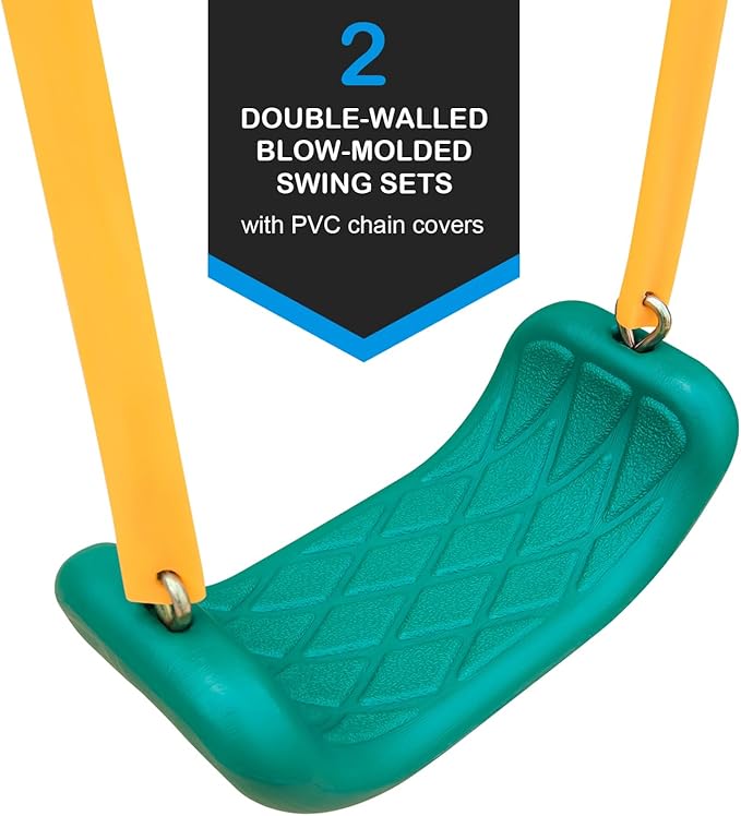 Stand Swing Set Heavy Duty Metal Frame, Extra Large A-Frame Swing Stand for Kids Indoor Outdoor Activity Backyard Playground (5 Seats)