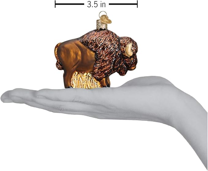 Old World Christmas Ornaments: Buffalo Glass Blown Ornaments for Christmas Tree (12131)
