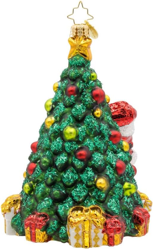 Christopher Radko Hand-Crafted European Glass Christmas Tree Decorative Ornament, Santa's 2025 Tree Trim