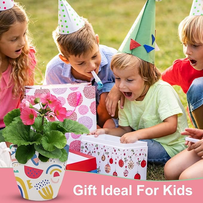 QSQSRUCH 4 Set Flower Garden Kit for Kid, Painting & Plant Kits for Ages 4-8,Arts and Crafts Set, Girls Gifts 8-10,Girls Toys Age 6-8, Gift for 4 5 6 7 8 9 10+ Year Old Girl