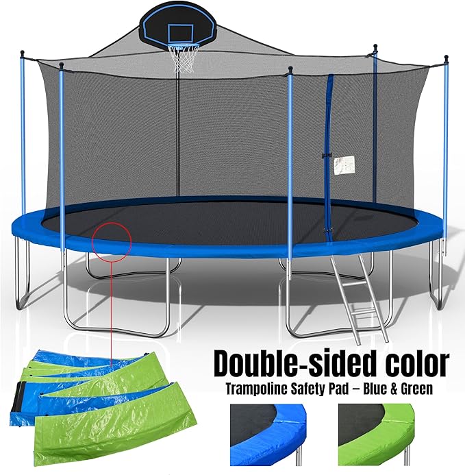 Trampoline with Outdoor Bounce Bed