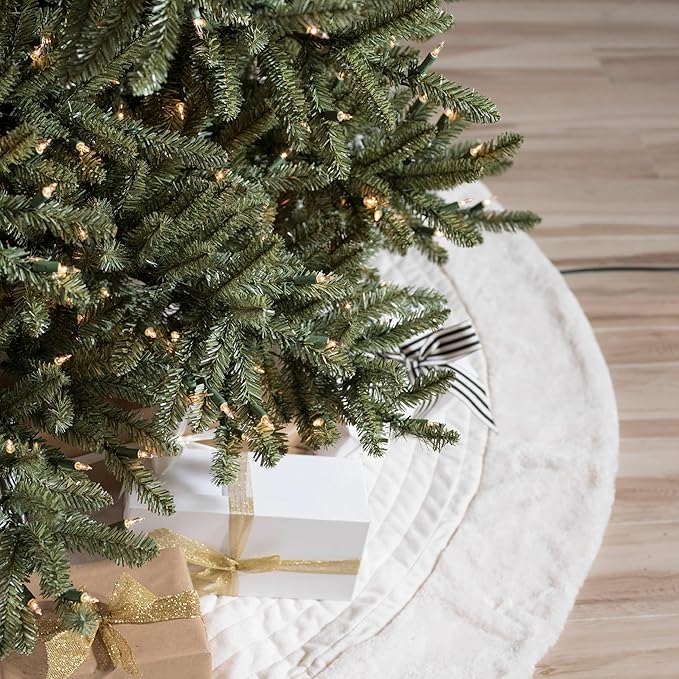 Balsam Hill 9 ft Unlit Classic Blue Spruce - Artificial Christmas Tree with Premium Stand for Indoor Holiday Decorating