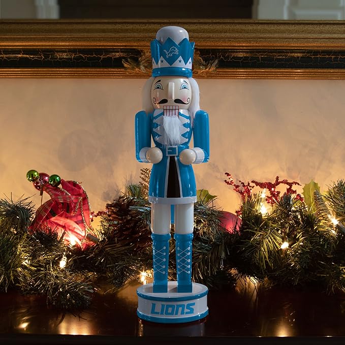 foco NFL Team Logo Collectible Holiday 14" Nutcracker