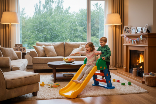 Best Indoor Play Items for Rainy Days: Why an Indoor Slide Tops the List