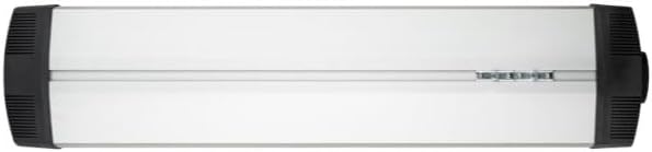 Econat 1500W Infrared Heater, Wall or Ceiling Mount, Indoor/Outdoor Electric Patio Heater, Adjustable Thermostat, Silver