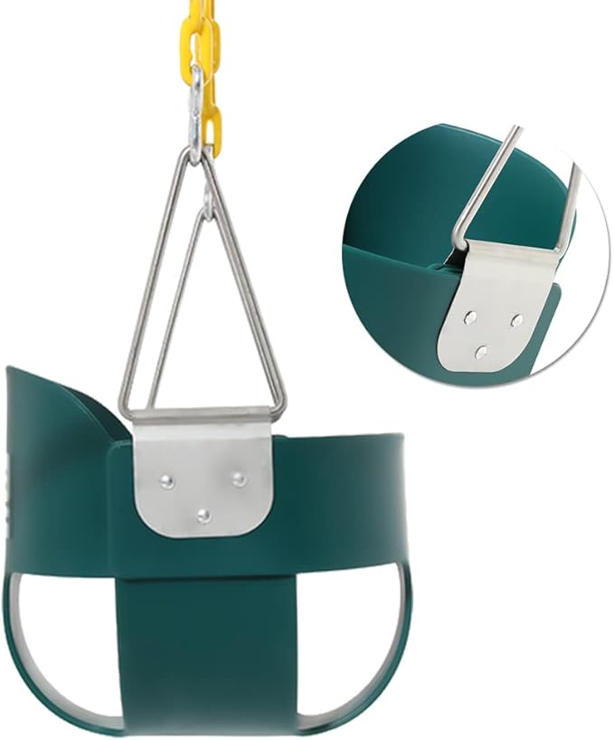 Heavy Duty Toddler High Back Full Bucket Swing Seat - Swing Set Accessories