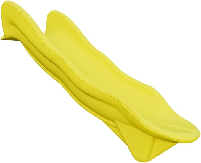 Avalanche Slide for Playsets – Seamless, Heavy-Duty & Safe Fun, Blue | TUSK Strong℠ (Yellow, 6 ft)
