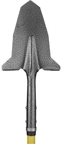 Spear Head Spade SHFD3 40 Red Garden Spade Shovel - Gardening Shovel with a 9 x 11 Beveled Blade, Steel-Reinforced Fiberglass Long Handle & Cushioned D-Grip - Digging Spade for Planting