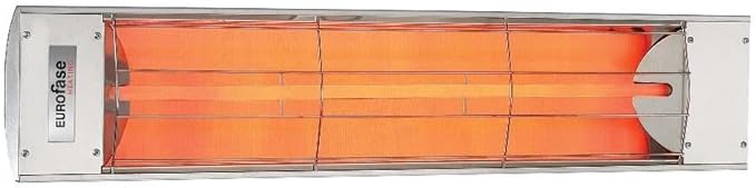 EF25480S 2500 Watt Single Element 39 Inch Electric Patio Heater, Voltage: 480, Finish Color: Stainless Steel, Decorative Fascia: No Fascia