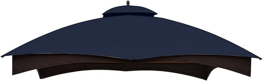 ABCCANOPY Gazebo Replacement Canopy Top for Lowe's Allen Roth #GF-12S004B-1, Navy Blue