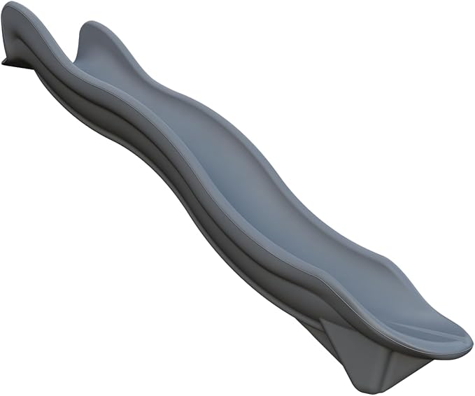 Avalanche Slide for Playsets – Seamless, Heavy-Duty & Safe Fun, Blue | TUSK Strong℠ (Gray, 10 ft)