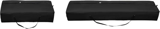 GARTOO 2 Storage Bags with Handles, Double Zipper Portable Bags for Tents Poles & Top Covers, Suitable for 10' x 30'/13' x 20'/13' x 26'/20' x 20' Party Tents, Waterproof and Durable, Black