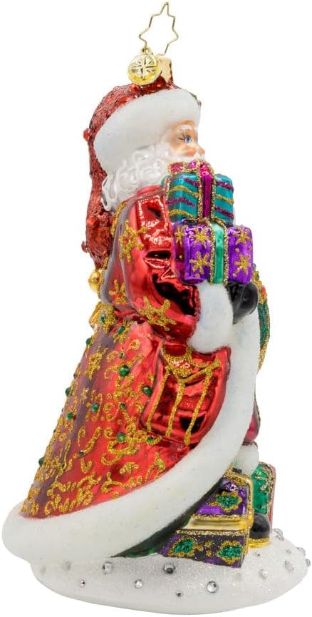 Christopher Radko Hand-Crafted European Glass Christmas Tree Decorative Ornament, A Santa for All Seasons