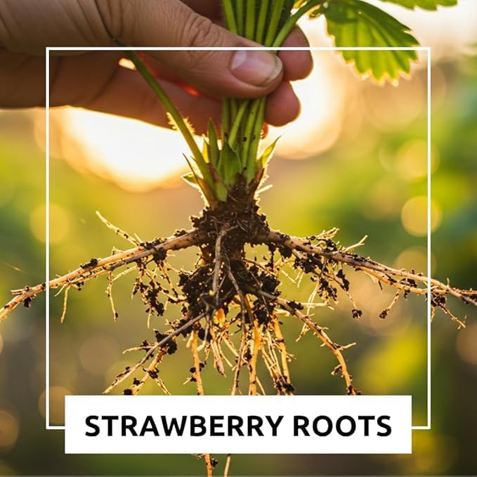 (Best) Jewel Strawberry Plants - Bare Root Plants to Grow Strawberries - Ready to Ship - (5 Strawberry Plants)