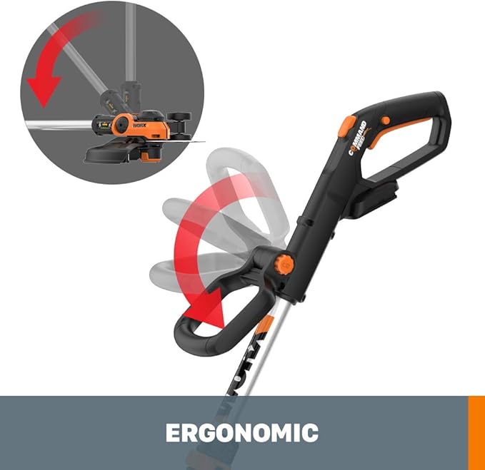 Worx String Trimmer Cordless 3.0 20V PowerShare 12 Edger & Weed Trimmer (Battery and Charger Not Included) WG163.9
