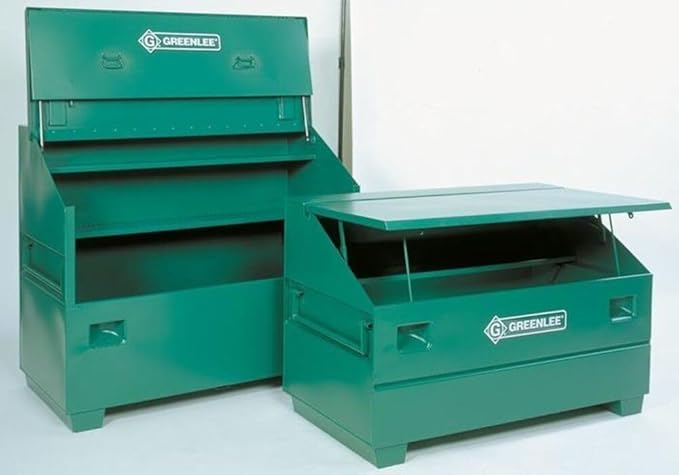 Greenlee 3660 Slant Top Storage Box, 60-Inch By 30-Inch By 48-Inch, Green