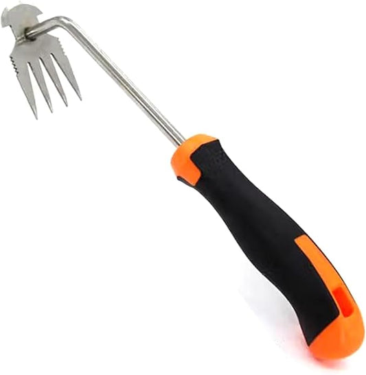 Weed Puller Tool,2025 New Portable Garden Weeder Puller Tool,Weeding Artifact Uprooting Weeding Tool 4 Teethes Dual Purpose Manual Hand Weeders Tool for Gardening Vegetable Backyard Farm Planting