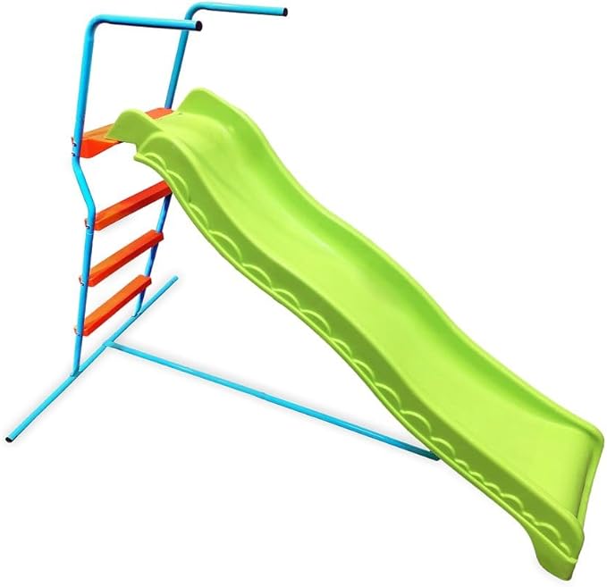 6-Foot Wavy Kids Slide, Indoor or Outdoor, 100lb Weight Limit (Ages 3 to 6)