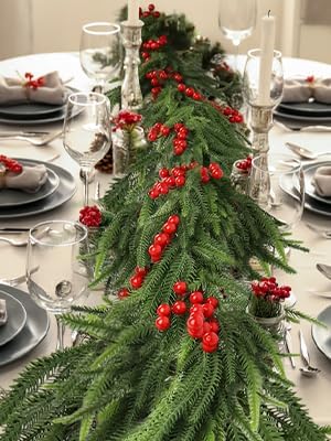72 Inch Christmas Garland, Holiday Pine Decoration (4)