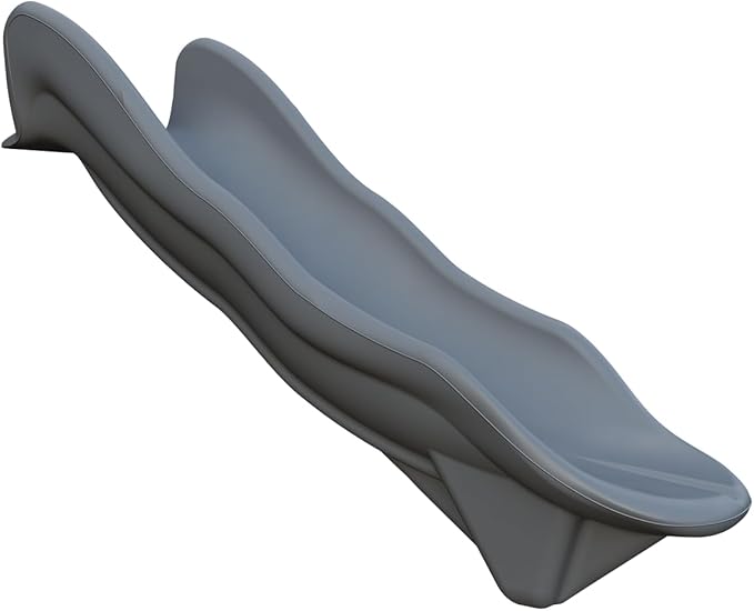 Avalanche Slide for Playsets – Seamless, Heavy-Duty & Safe Fun, Blue | TUSK Strong℠ (Gray, 6 ft)