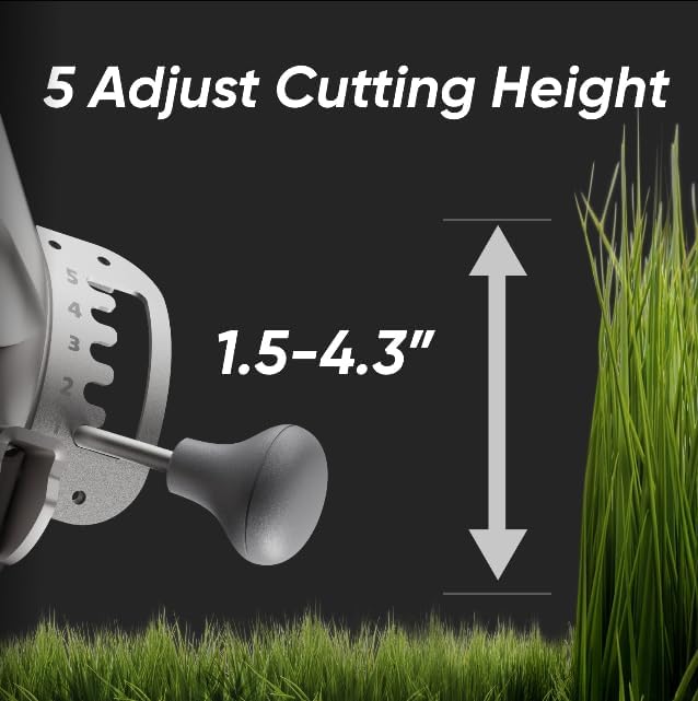 Remote Control Lawn Mower S1 4WD 56V18Ah 85° Slope(Wide Wheels Version), Multi-Functions RC Lawn Mower with 1.5-4.3 Inch Cutting Height 21 Inch Real Blade with Mowing 1.12 Acres