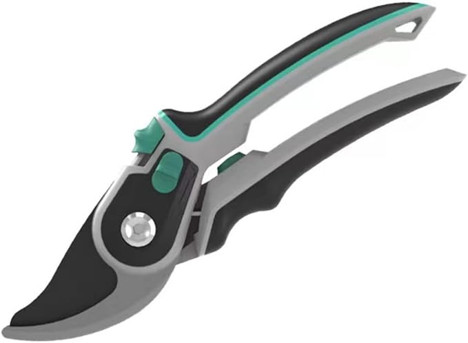 is an 8-inch long, SK-5 steel blade, tough and sharp gardening scissors suitable for trimming 3/4 fruit branches, flower branches, etc. It is a great helper for gardening