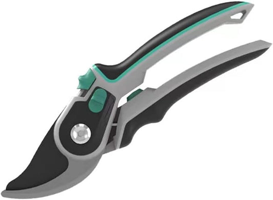 is an 8-inch long, SK-5 steel blade, tough and sharp gardening scissors suitable for trimming 3/4 fruit branches, flower branches, etc. It is a great helper for gardening
