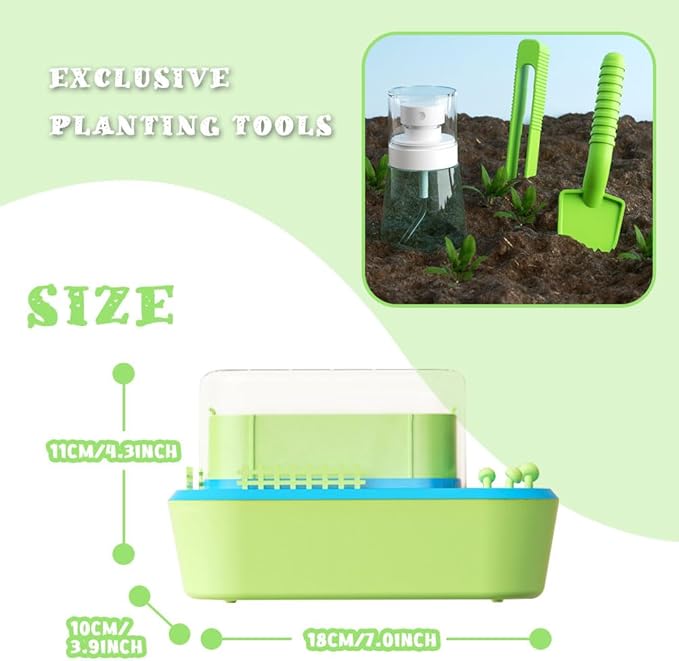Plant Flower Growing Kit for Kids, Kids Gardening Set, Growing Kit, Birthday Plant Toys Easter Gifts for Girls Boys