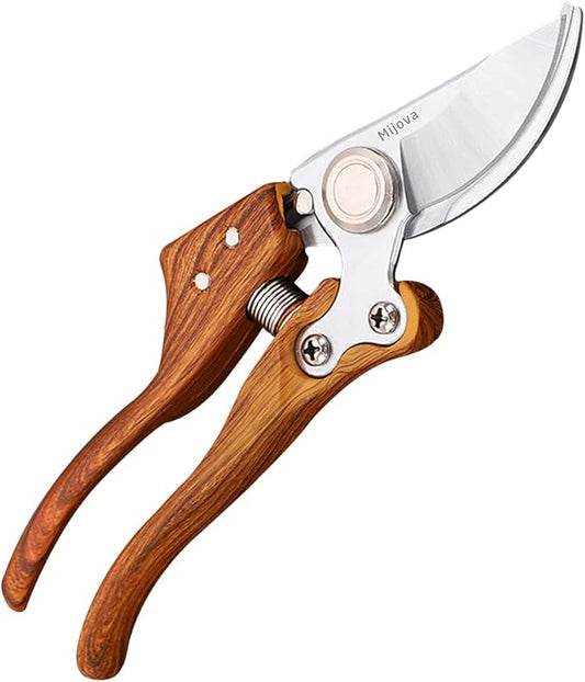Garden Pruning Shears, Handheld Garden Shears for Heavy Duty, Ergonomic Gardening Tools for Pruning Branches, Plants, Shrubs and Vines, Professional Garden Tools for Gardening
