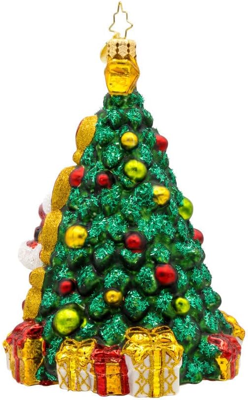 Christopher Radko Hand-Crafted European Glass Christmas Tree Decorative Ornament, Santa's 2025 Tree Trim