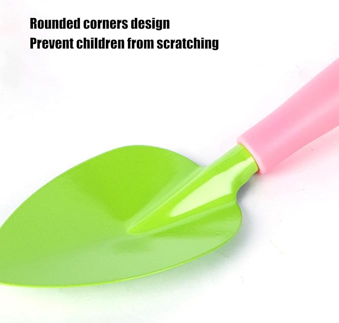 Kids Gardening Tools, 20-Piece Outdoor Garden Toy Set, Fun Child Gardening Play Kit with Watering Can, Shovel, Rake, Gloves, and Storage Bag for Boys and Girls