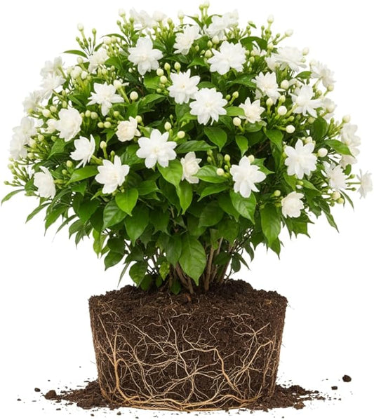 2 Jasmine Plants Live, Climbing Jasmine Flower Plant, Zone 4 to 11, 5 to 7 Inc in Height (Maid of Orleans)