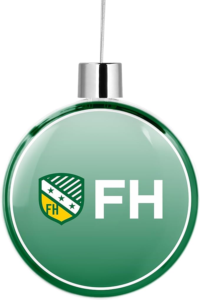 Farmhouse Round Flat Christmas Tree Ornament Decoration for Tree Party Home Holiday Decor (Farmhouse 3)