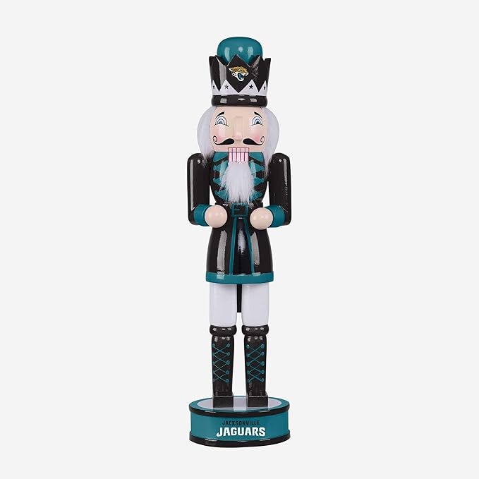 foco NFL Team Logo Collectible Holiday 14" Nutcracker