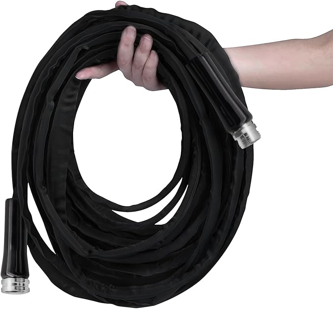 Garden Hose, Lightweight, Ultra Flexible, Durable, Kink-Free Garden Hose, RV, Marine and Camper Hose (50 FT)