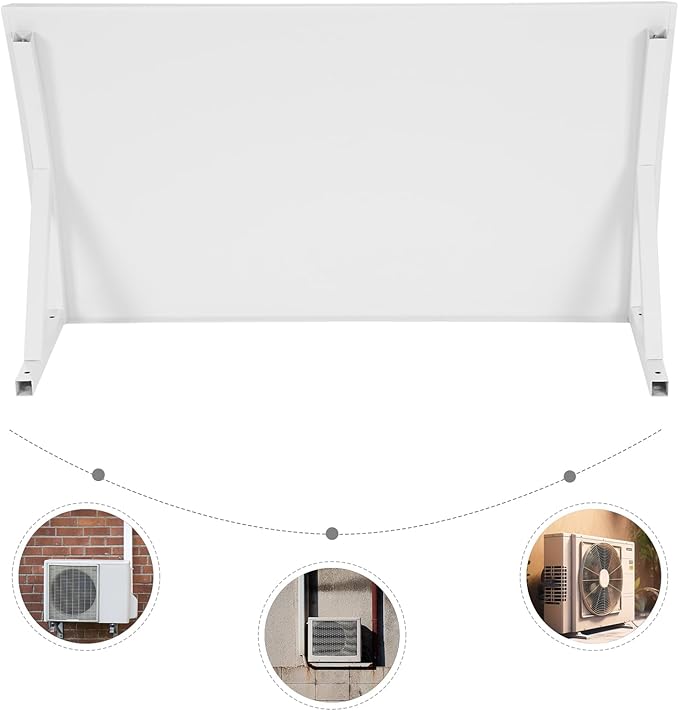 36.2in Air Conditioner Cover Awning for Outside Units AC Compressor Awning, Mini Split AC Cover Protection Sheet Condenser Sun Shade, Patio Awning Canopy UV Rain Snow Protection Sheet Heat Pump