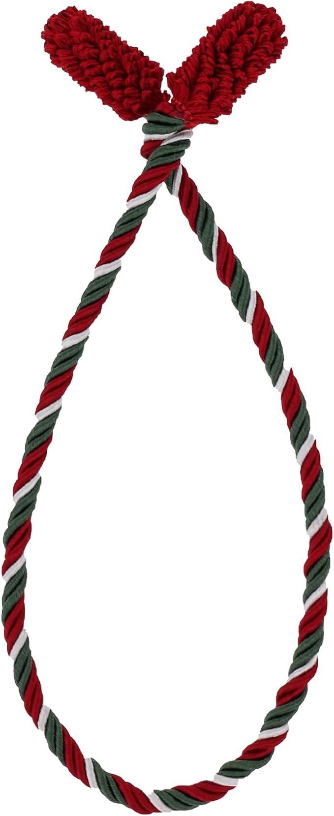Haute Decor Decorative Twist Ties, 6 Pack, 20 inches (Red/Green/White) - Hang Garland, Lights, Decorations