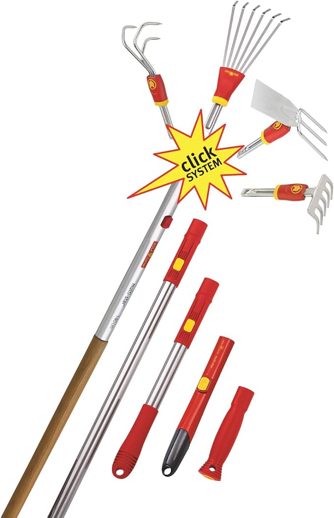 Wolf-Garten RBM Multi-Change Edge Trimmer Lawn Care Tool Head, Red, 39.2x9.87x100 cm