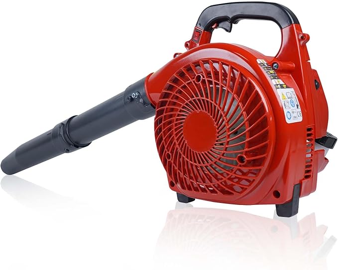 Gas Powered Leaf Blower, 28 CC 1.1-HP 2-Stroke Engine Gas Leaf Blower, Powerful 490 CFM & 280 MPH Output£¬Lightweight Handheld Design for Lawn Care, Driveway Cleaning & Light Snow