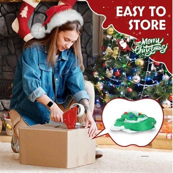 6.9 FT Lighted Christmas Inflatable Decoration, Inflatable Christmas Tree, Blow Up Yard Decorations with Built-in LED Lights for Holiday Party Front Yard Lawn Garden Decor