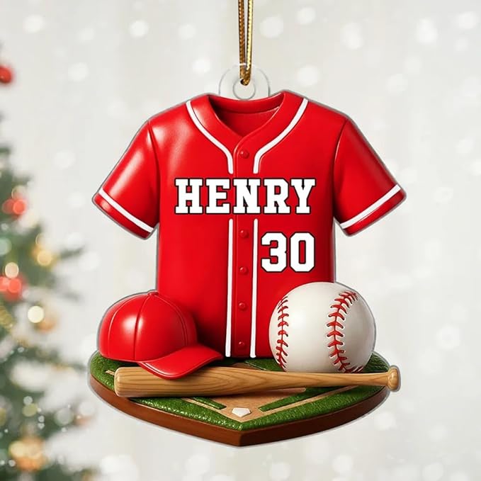 Personalized Basketball Christmas Acrylic Ornament, Basketball Ornaments Christmas Tree Hanging Ornaments Tree Decorations, Basketballs Player Uniform, Gift for Basketballs Lovers /7