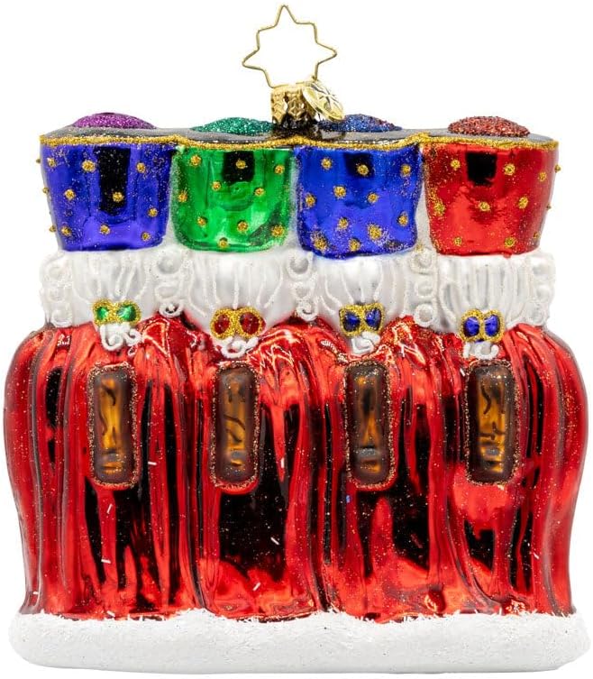 Christopher Radko Hand-Crafted European Glass Christmas Tree Decorative Ornament, 2025 Marching Guardians