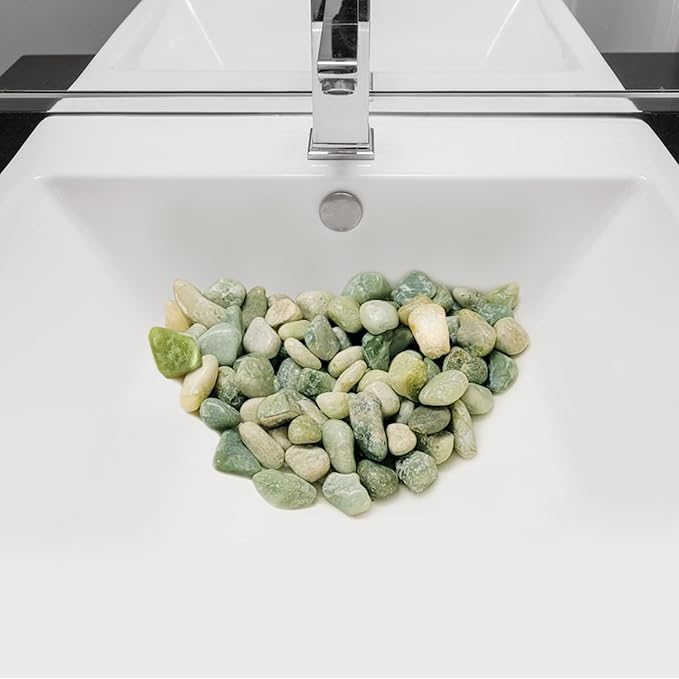 20 lbs River Rocks for Landscaping, 2-3 Inch Large Decorative Pebbles for Plants Indoor, Vases, Backyard, Crafting and Garden