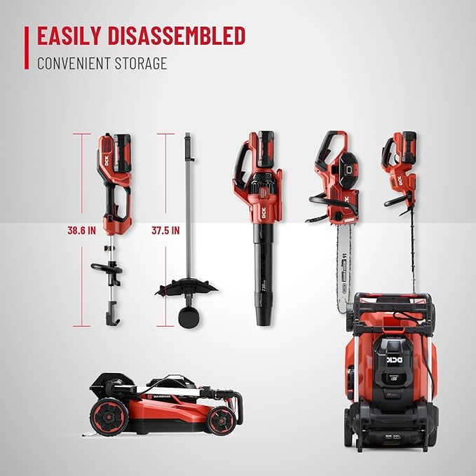 String Trimmer Cordless, 58V 15 Brushless Weed Wacker with Rapid Reload and Bump Feed, 3-Speed String Trimmer Lawn Edger, Electric Weed Eater for Weeds and Grass, 4.0Ah Battery and Charger