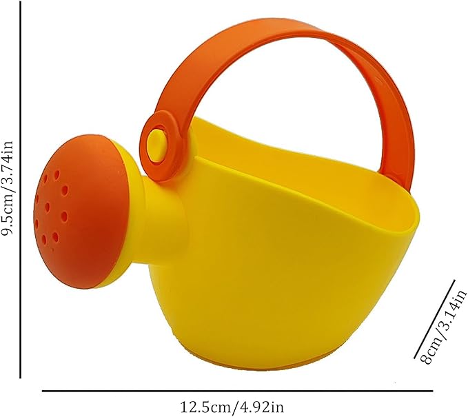 Beach Watering Can - Garden Toy, Mini Handheld Water Pot, Fun Pretend Play Accessory, Durable Design | Indoor Outdoor Plant Water Toy for Kids, Swimming Pool Game, Beach Party Activity Setup