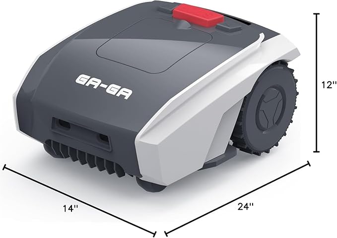 Automatic Robot Lawn Mower with GPS Navigation, Mows Up to 1/2 Acre /21,000 Sq.Ft,300% Higher Efficiency of Auto Path Planning，APP Control，GPS Anti-Theft, IPX5
