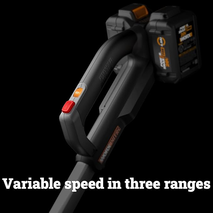 WORX Nitro Cordless Leaf Blower, Electric Blower with 620 CFM & 165 MPH, Blowers for Lawn Care with Brushless Motor & 3 Speed Control, 2 ¡¿ 4.0 Ah Batteries & Charger Included, WG585