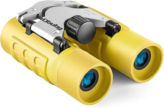 Obuby Real Binoculars for Kids Gifts for 3-12 Years Boys Girls 8x21 High-Resolution Optics Compact Toy Binocular for Bird Watching,Travel, Camping